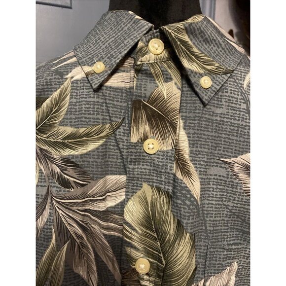David Taylor Hawaiian Shirt Mens Large Beach Tropical Short Sleeve Button Down - Picture 3 of 15
